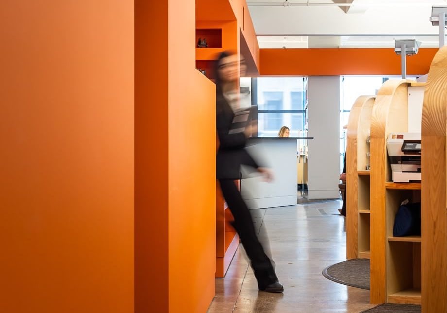 Interior of office