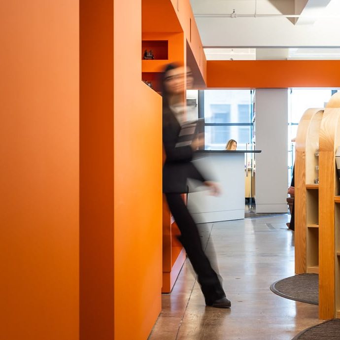 Interior of office